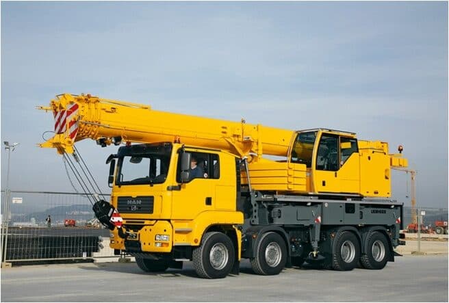 Truck mounted crane supplied to the Bangladesh Coast Guard